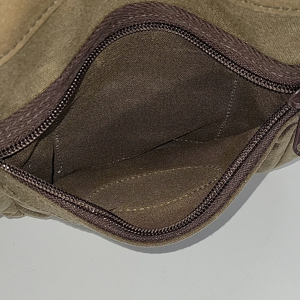 Frost River Duluth Trading Waxed Canvas Roll-Top Crossbody Bag in Olive Green